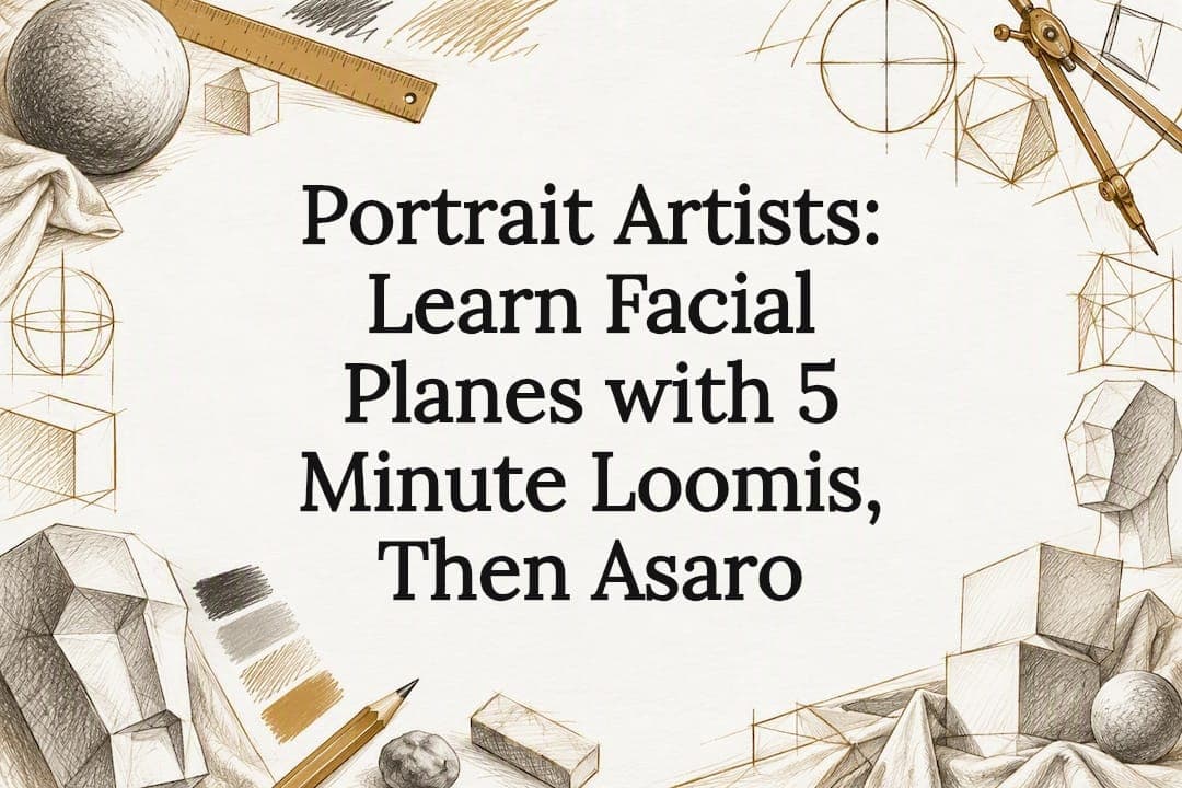 Portrait Artists: Learn Facial Planes with 5 Minute Loomis, Then Asaro