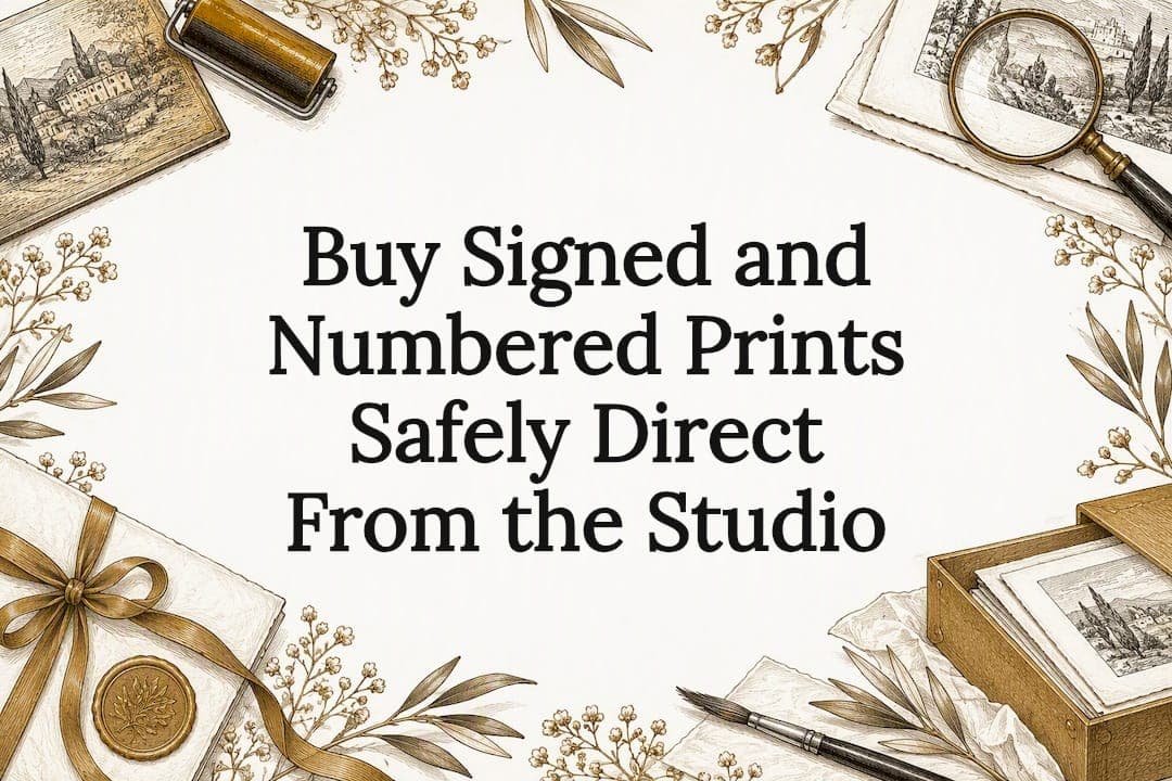 Buy Signed and Numbered Prints Safely Direct From the Studio