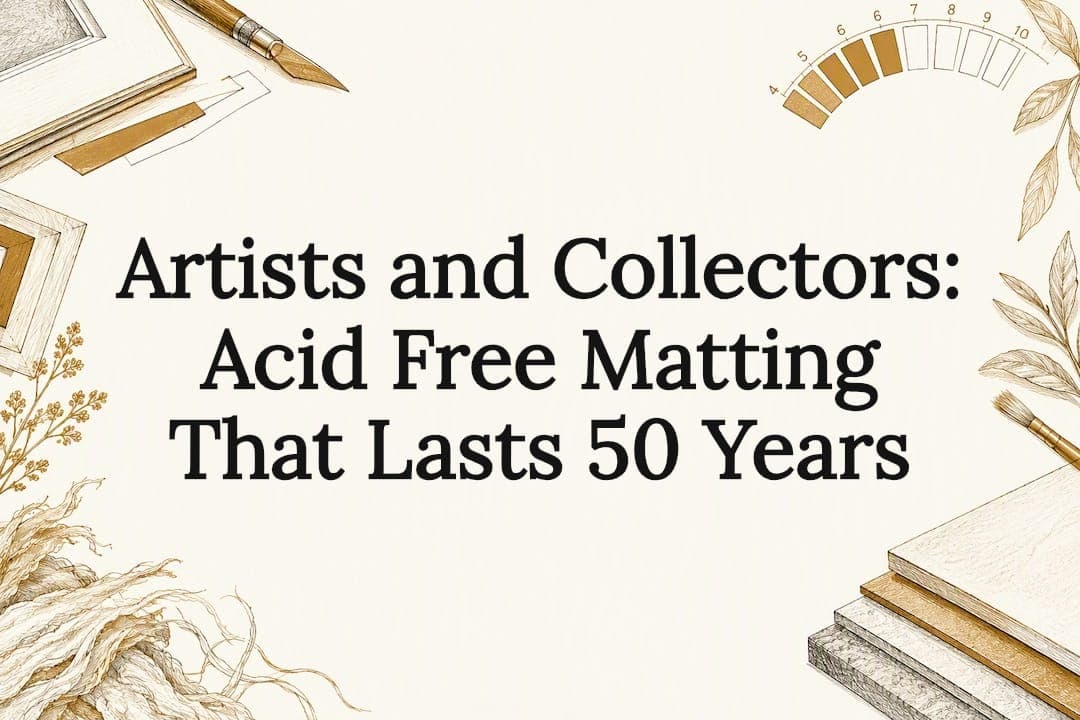 Artists and Collectors: Acid Free Matting That Lasts 50 Years